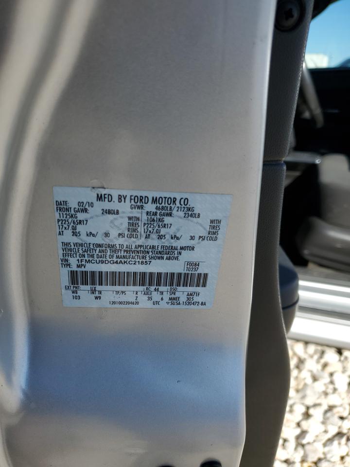 Photo 12 VIN: 1FMCU9DG4AKC21857 - FORD ESCAPE 