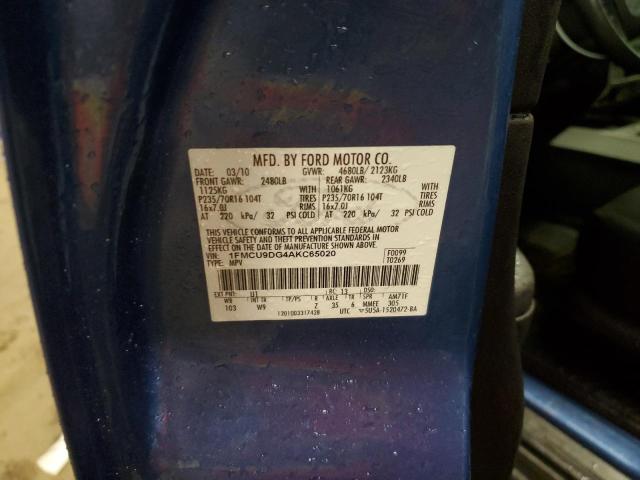 Photo 11 VIN: 1FMCU9DG4AKC65020 - FORD ESCAPE XLT 