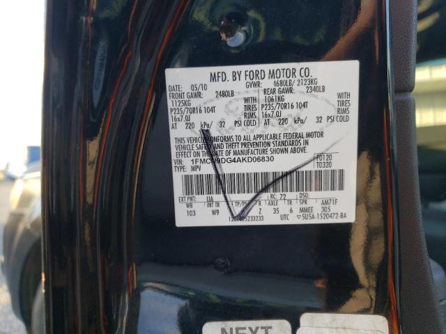 Photo 12 VIN: 1FMCU9DG4AKD06830 - FORD ESCAPE XLT 