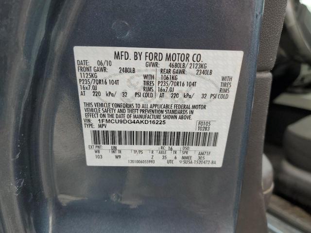 Photo 12 VIN: 1FMCU9DG4AKD16225 - FORD ESCAPE 