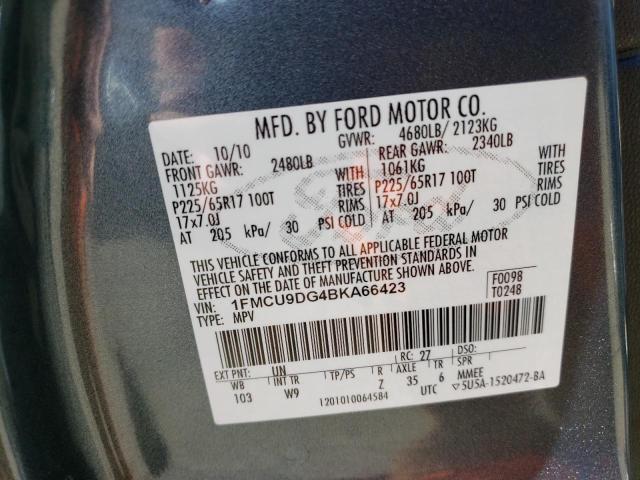 Photo 12 VIN: 1FMCU9DG4BKA66423 - FORD ESCAPE 