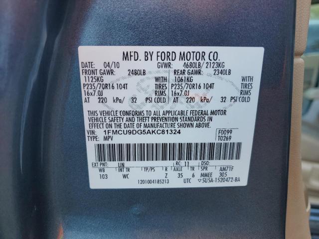 Photo 11 VIN: 1FMCU9DG5AKC81324 - FORD ESCAPE XLT 