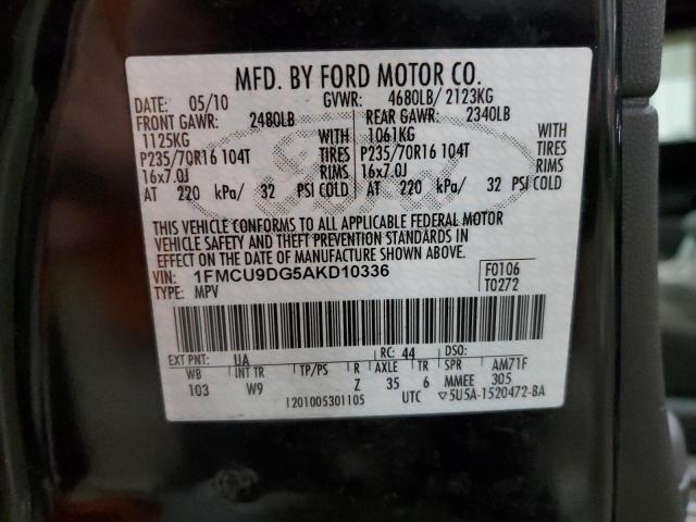 Photo 13 VIN: 1FMCU9DG5AKD10336 - FORD ESCAPE XLT 