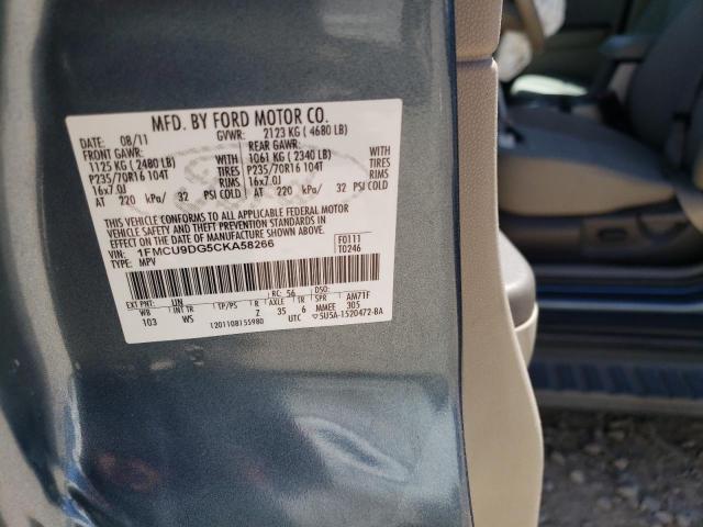 Photo 11 VIN: 1FMCU9DG5CKA58266 - FORD ESCAPE 