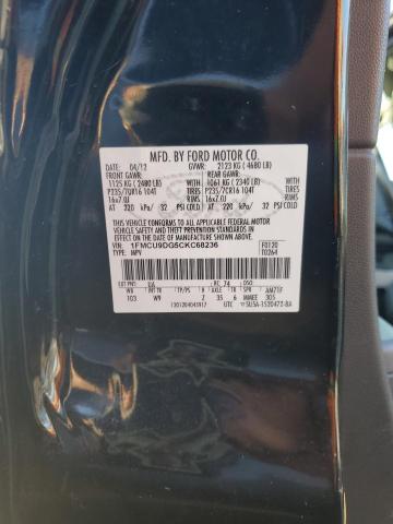 Photo 12 VIN: 1FMCU9DG5CKC68236 - FORD ESCAPE XLT 