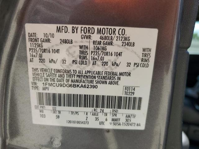 Photo 12 VIN: 1FMCU9DG6BKA62390 - FORD ESCAPE XLT 