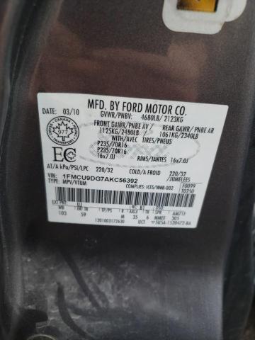 Photo 12 VIN: 1FMCU9DG7AKC56392 - FORD ESCAPE 