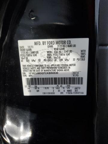 Photo 12 VIN: 1FMCU9DG7CKB50530 - FORD ESCAPE 