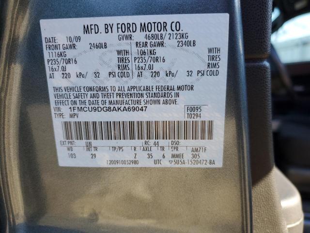 Photo 12 VIN: 1FMCU9DG8AKA69047 - FORD ESCAPE 