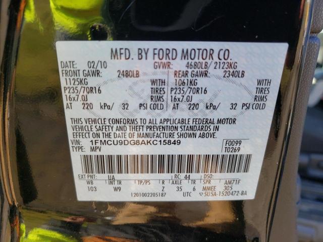 Photo 12 VIN: 1FMCU9DG8AKC15849 - FORD ESCAPE 