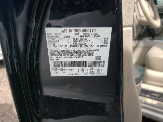 Photo 9 VIN: 1FMCU9DG9AKC49623 - FORD ESCAPE XLT 