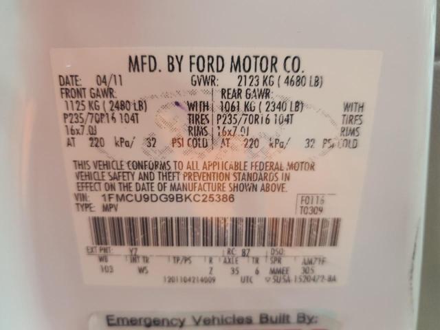 Photo 11 VIN: 1FMCU9DG9BKC25386 - FORD ESCAPE XLT 