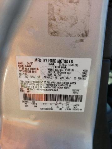 Photo 11 VIN: 1FMCU9DG9CKA08423 - FORD ESCAPE XLT 