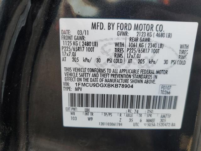 Photo 12 VIN: 1FMCU9DGXBKB78904 - FORD ESCAPE XLT 