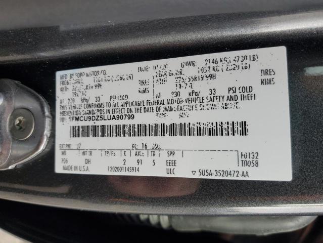 Photo 12 VIN: 1FMCU9DZ5LUA90799 - FORD ESCAPE TIT 