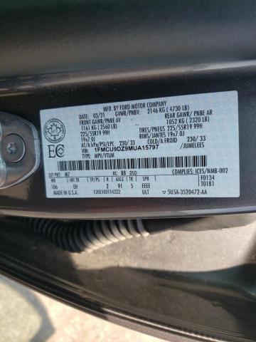 Photo 12 VIN: 1FMCU9DZ9MUA15797 - FORD ESCAPE TIT 