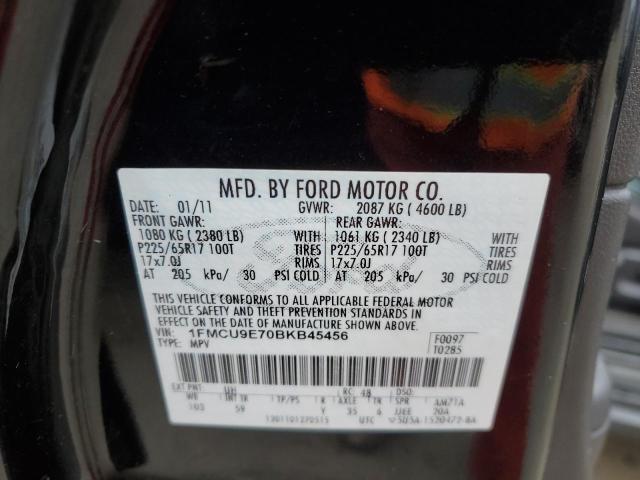 Photo 11 VIN: 1FMCU9E70BKB45456 - FORD ESCAPE 