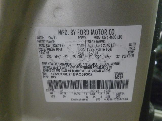 Photo 9 VIN: 1FMCU9E71BKC69302 - FORD ESCAPE LIM 