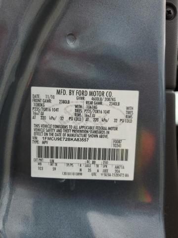 Photo 11 VIN: 1FMCU9E72BKA83557 - FORD ESCAPE 