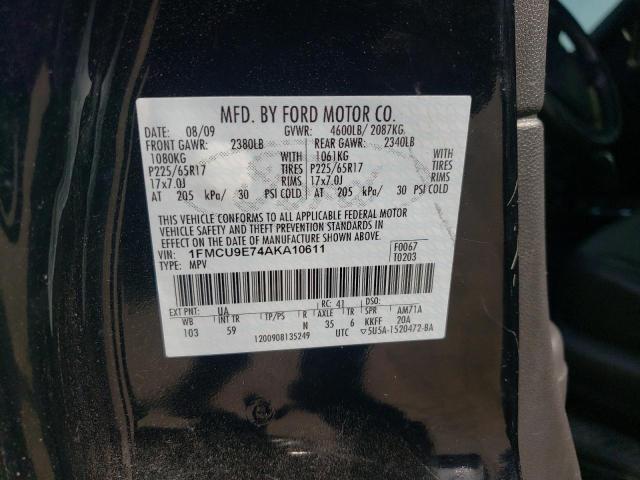 Photo 11 VIN: 1FMCU9E74AKA10611 - FORD ESCAPE LIM 