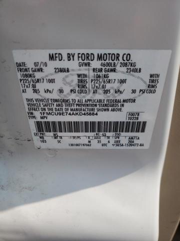 Photo 11 VIN: 1FMCU9E74AKD45884 - FORD ESCAPE LIM 