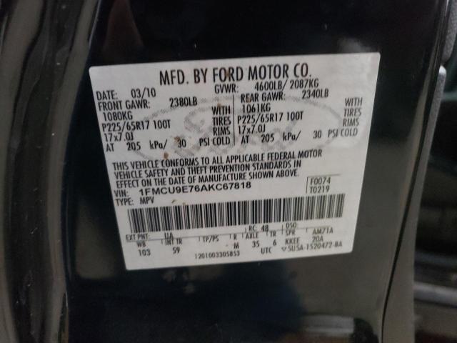 Photo 12 VIN: 1FMCU9E76AKC67818 - FORD ESCAPE 