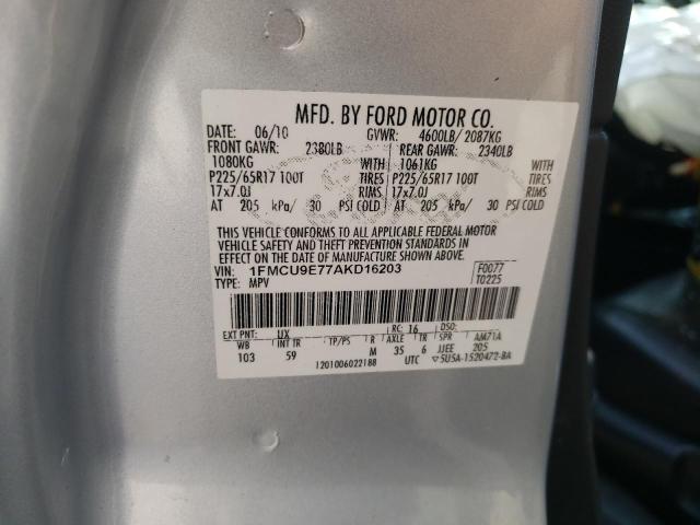 Photo 11 VIN: 1FMCU9E77AKD16203 - FORD ESCAPE 