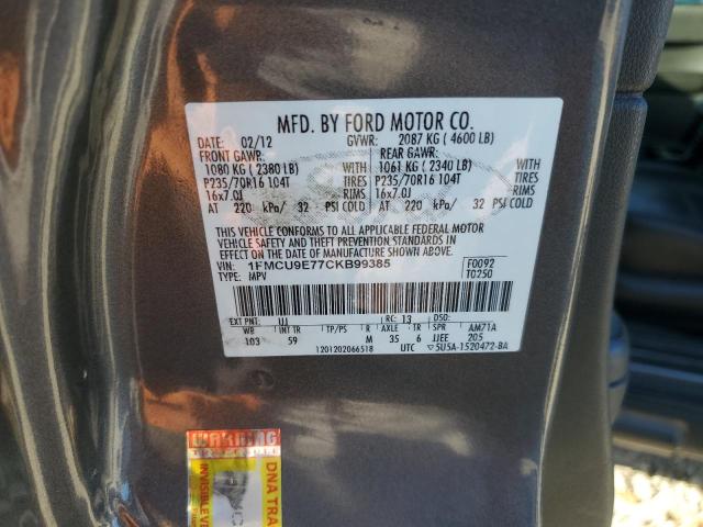 Photo 12 VIN: 1FMCU9E77CKB99385 - FORD ESCAPE LIM 