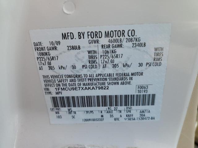 Photo 11 VIN: 1FMCU9E7XAKA79822 - FORD ESCAPE 