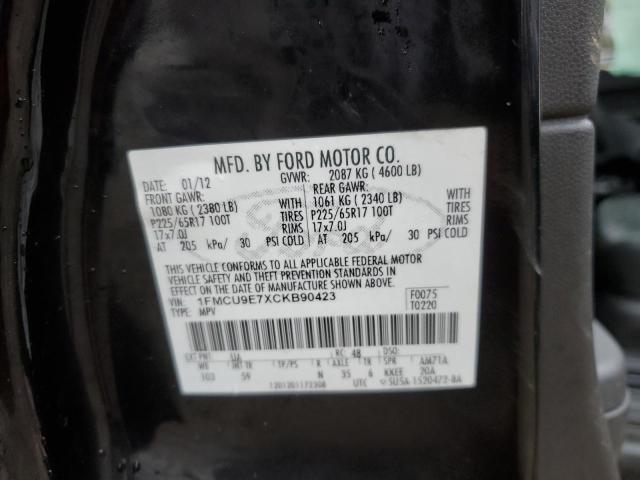 Photo 13 VIN: 1FMCU9E7XCKB90423 - FORD ESCAPE LIM 