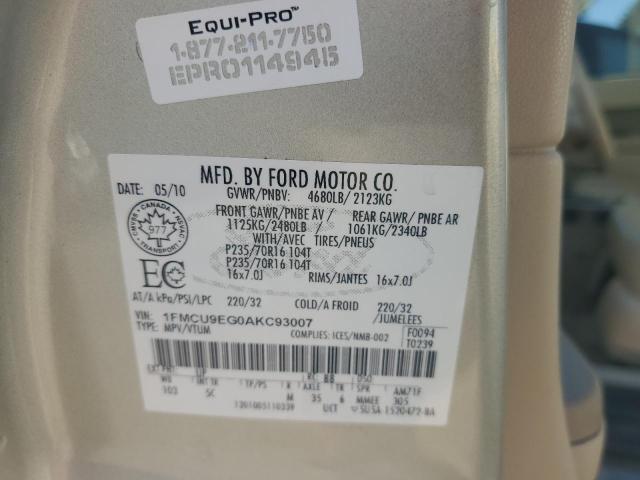 Photo 12 VIN: 1FMCU9EG0AKC93007 - FORD ESCAPE LIM 