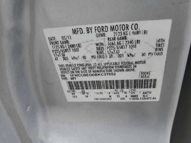 Photo 12 VIN: 1FMCU9EG0BKC37652 - FORD ESCAPE LIM 