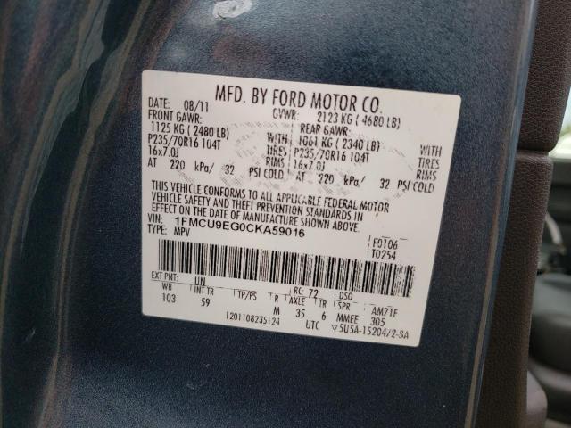 Photo 11 VIN: 1FMCU9EG0CKA59016 - FORD ESCAPE LIM 