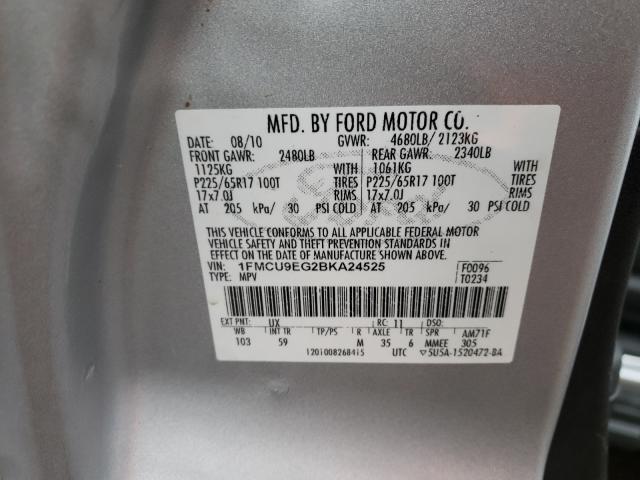 Photo 9 VIN: 1FMCU9EG2BKA24525 - FORD ESCAPE LIM 