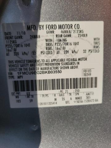 Photo 11 VIN: 1FMCU9EG2BKB03550 - FORD ESCAPE LIM 