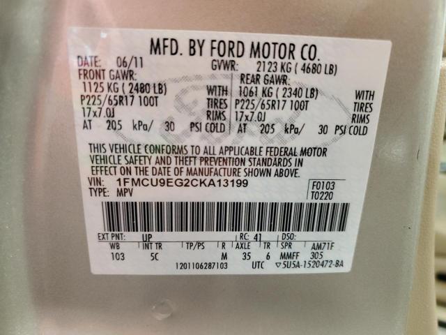 Photo 12 VIN: 1FMCU9EG2CKA13199 - FORD ESCAPE LIM 