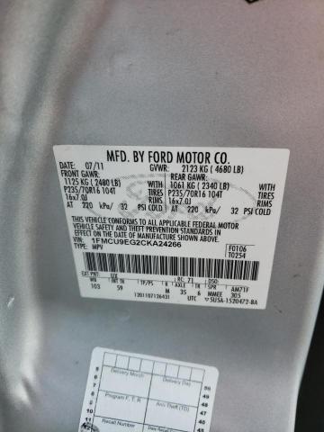 Photo 9 VIN: 1FMCU9EG2CKA24266 - FORD ESCAPE LIM 