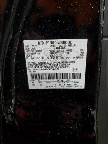 Photo 11 VIN: 1FMCU9EG2CKC44961 - FORD ESCAPE LIM 