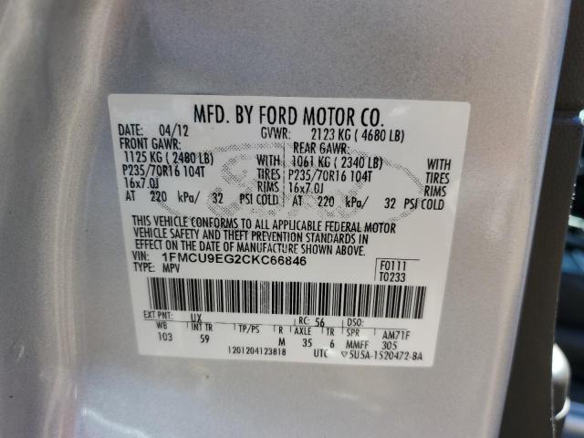 Photo 11 VIN: 1FMCU9EG2CKC66846 - FORD ESCAPE LIM 