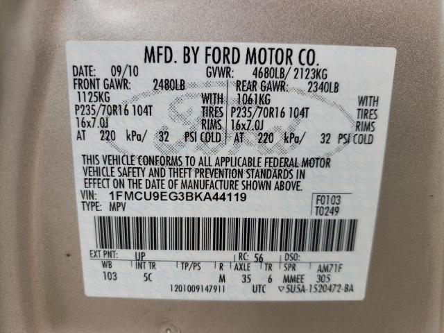 Photo 13 VIN: 1FMCU9EG3BKA44119 - FORD ESCAPE 