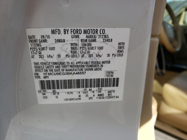 Photo 9 VIN: 1FMCU9EG3BKA48557 - FORD ESCAPE LIM 