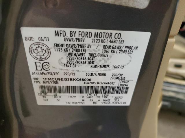 Photo 13 VIN: 1FMCU9EG3BKC68006 - FORD ESCAPE 