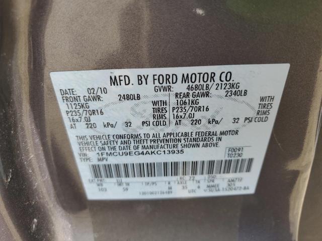 Photo 9 VIN: 1FMCU9EG4AKC13935 - FORD ESCAPE LIM 