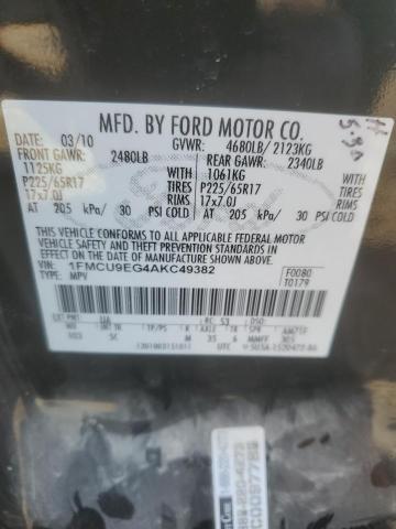 Photo 12 VIN: 1FMCU9EG4AKC49382 - FORD ESCAPE LIM 