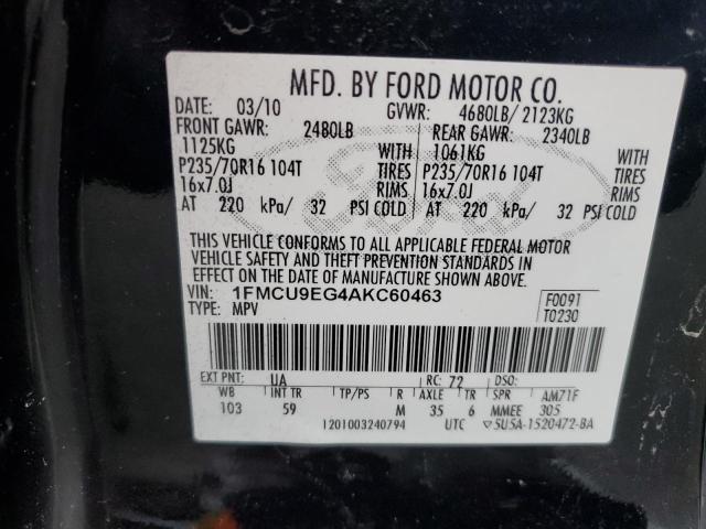 Photo 12 VIN: 1FMCU9EG4AKC60463 - FORD ESCAPE 