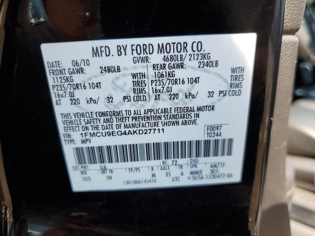 Photo 11 VIN: 1FMCU9EG4AKD27711 - FORD ESCAPE LIM 