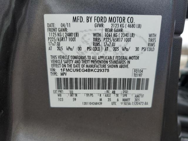 Photo 12 VIN: 1FMCU9EG4BKC29375 - FORD ESCAPE 