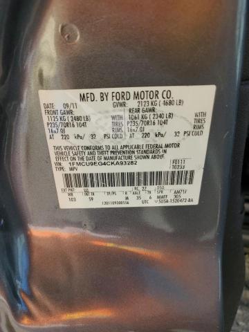 Photo 12 VIN: 1FMCU9EG4CKA93282 - FORD ESCAPE LIM 