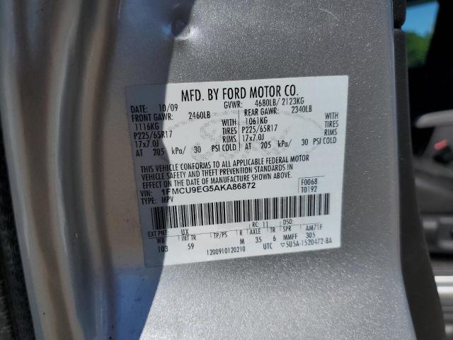 Photo 12 VIN: 1FMCU9EG5AKA86872 - FORD ESCAPE LIM 