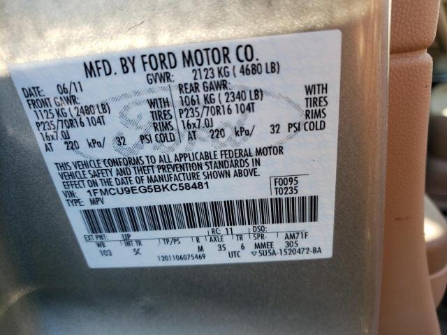 Photo 9 VIN: 1FMCU9EG5BKC58481 - FORD ESCAPE LIM 